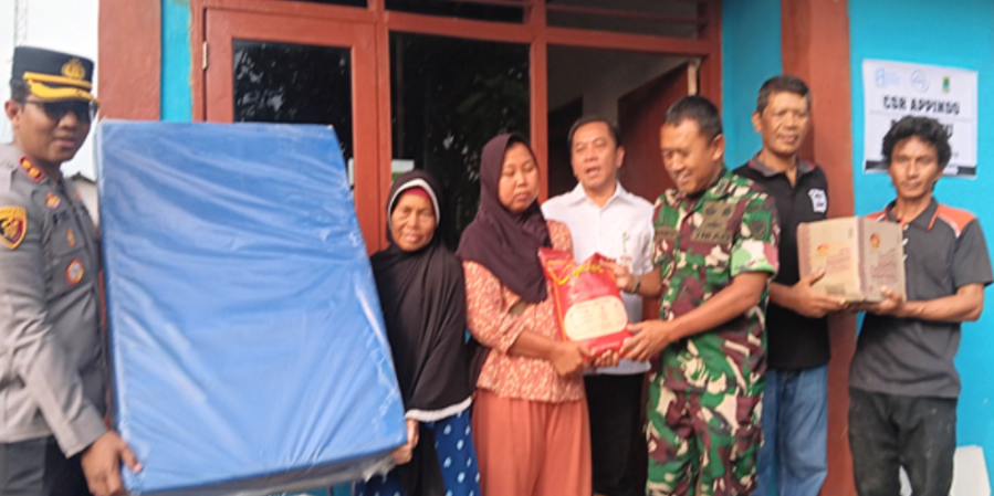 APINDO Karawang Bangun 6 Unit Rumah Tidak Layak Huni ( Rutilahu ) di Medankarya